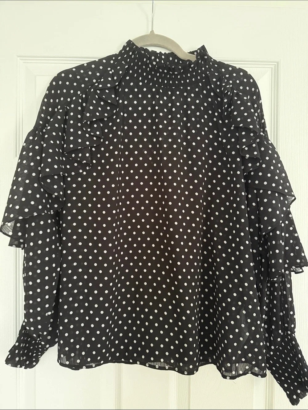 Maje Ruffle Blouse